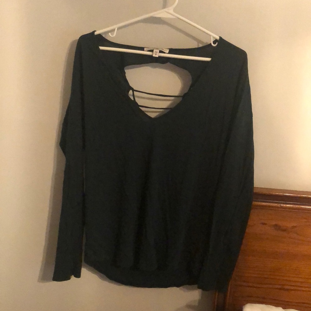 Dark teal top